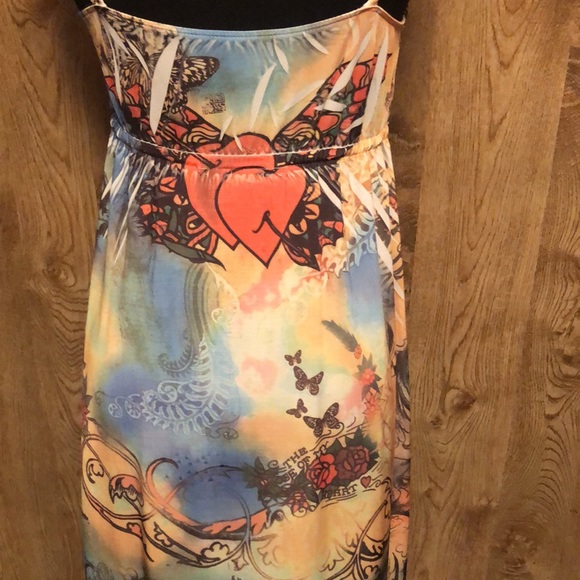 Awesome Sleeveless Long Designer Dress with Hearts ❤️ and Sequins-VALENTINES DAY - Picture 10 of 16